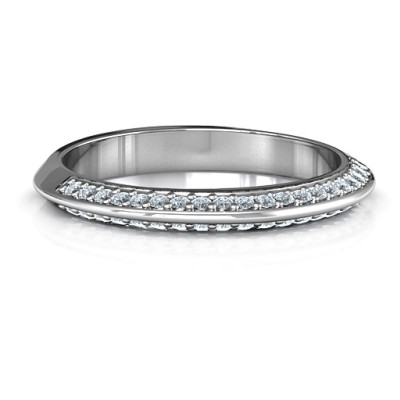 Malania Band Ring - Name My Jewellery