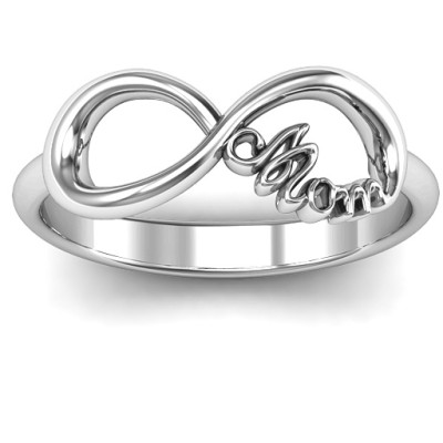 Mom's Infinite Love Ring - Name My Jewellery