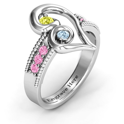 Nesting Love Ring - Name My Jewellery