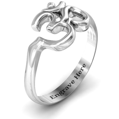 Om - Sound of Universe Ring - Name My Jewellery