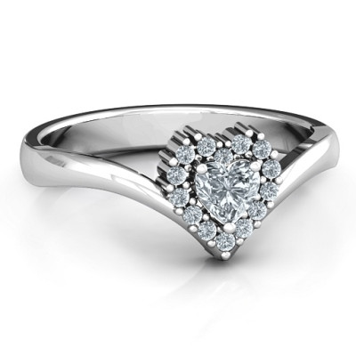 Peak of Love Ring - Name My Jewellery