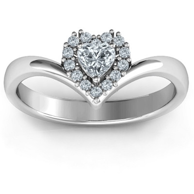 Peak of Love Ring - Name My Jewellery