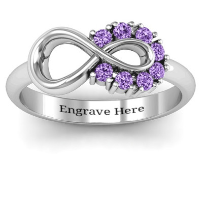 Precious Infinity Ring - Name My Jewellery