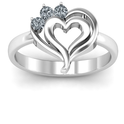 Radial Love Ring - Name My Jewellery