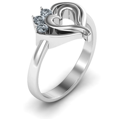 Radial Love Ring - Name My Jewellery