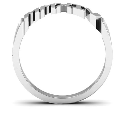 Roman Numeral Unisex Graduation Ring - Name My Jewellery