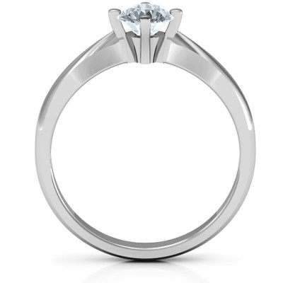 Sandra Solitaire Ring - Name My Jewellery