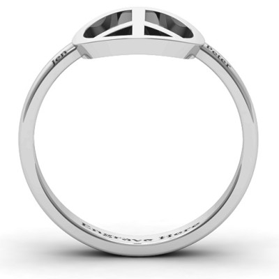 Shanti Peace Ring - Name My Jewellery