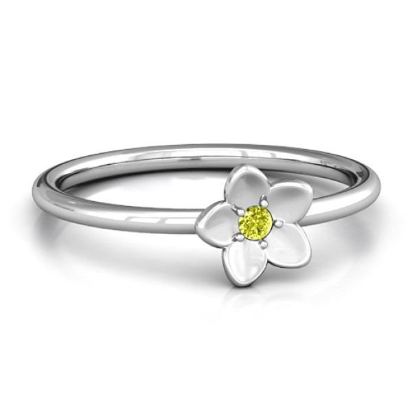 Stackr 'Azelie' Flower Ring - Name My Jewellery