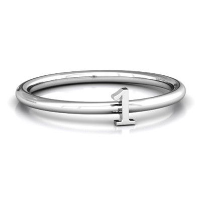 Stackr Number Ring - Name My Jewellery
