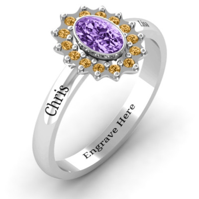 Starburst Ring - Name My Jewellery