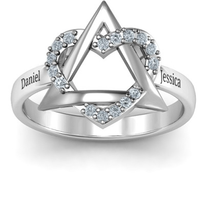 Sterling Silver Adoption Ring - Name My Jewellery