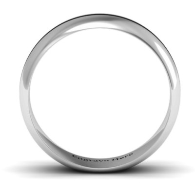Titus Grooved Men's Ring - Name My Jewellery
