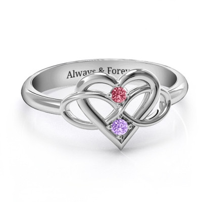 Together Forever Two-Stone Ring  - Name My Jewellery