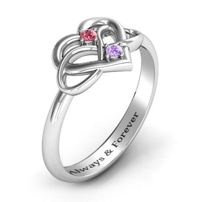 Together Forever Two-Stone Ring  - Name My Jewellery
