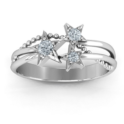 Twinkling Starlight Ring - Name My Jewellery