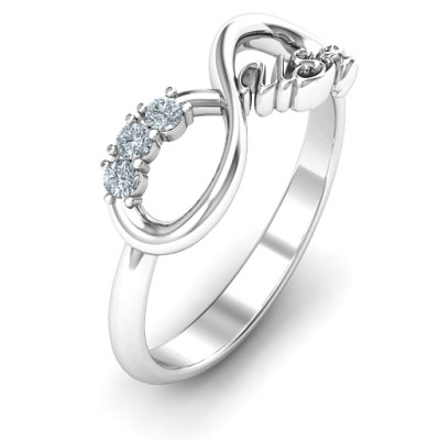 USA Infinity Ring - Name My Jewellery