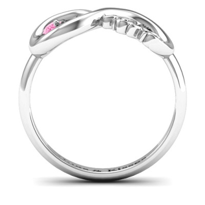 XOXO Infinity Ring - Name My Jewellery