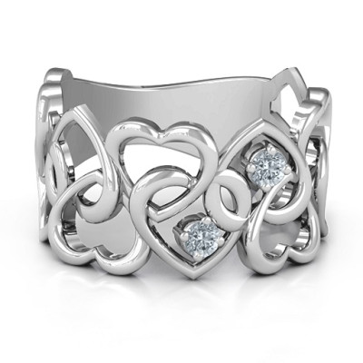 Your Heart and Mine Ring - Name My Jewellery