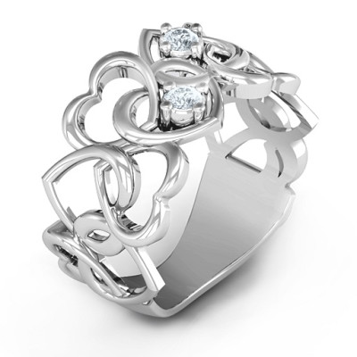 Your Heart and Mine Ring - Name My Jewellery