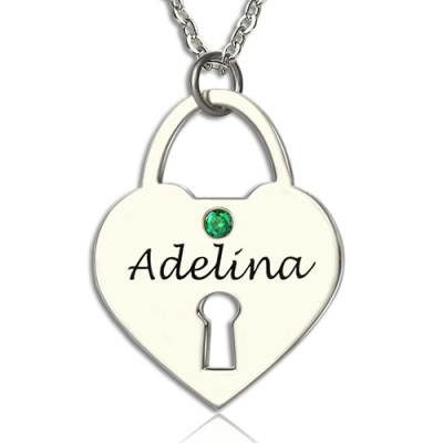 Personalised Heart Keepsake Pendant with Name Sterling Silver - Name My Jewellery
