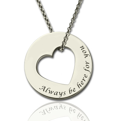 Personalised Promise Necklace For Her Sterling Silver - Name My Jewellery