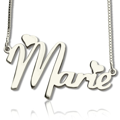 Personalised Cute Name Necklace Sterling Silver - Name My Jewellery