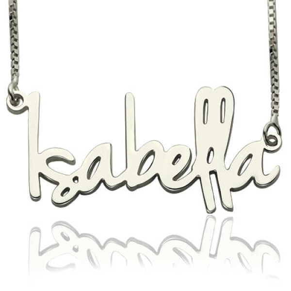 Small Name Necklace For Her Sterling Silver - Name My Jewellery