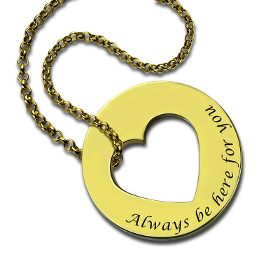 Always Be Here For You Promise Necklace - Name My Jewellery