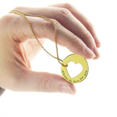 Always Be Here For You Promise Necklace - Name My Jewellery
