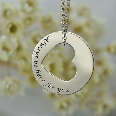 Personalised Promise Necklace For Her Sterling Silver - Name My Jewellery