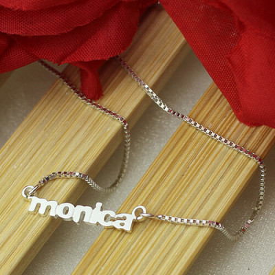 My Tiny Name Necklace Custom Sterling Silver - Name My Jewellery