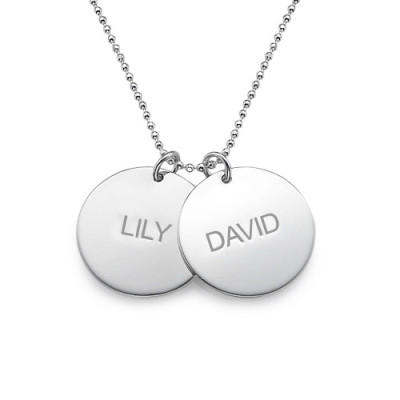 Personalised Multi Disc Necklace - Name My Jewellery