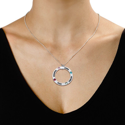 Swarovski Infinity Necklace with Engraving - Name My Jewellery
