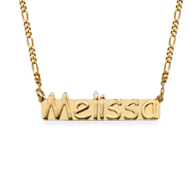 18k Gold Plated Sterling Silver Name Necklace - Name My Jewellery