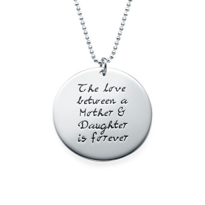Mother Daughter Gift - Set of Three Engraved Necklaces - Name My Jewellery