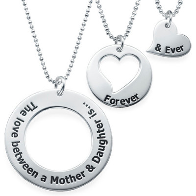Mother Daughter Jewellery - Three Generations Necklace - Name My Jewellery