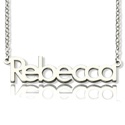 Make Your Own Name Necklace Sterling Silver - Name My Jewellery