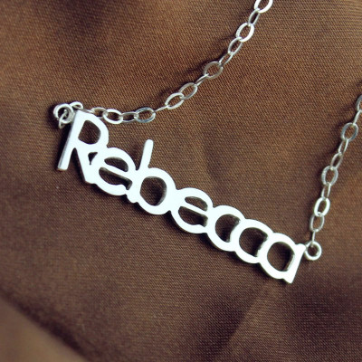 Make Your Own Name Necklace Sterling Silver - Name My Jewellery