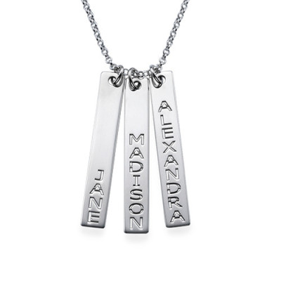 Silver Children’s Name Tag Necklace - Name My Jewellery
