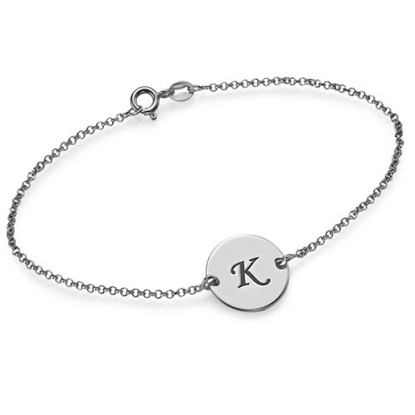 Sterling Silver Initial Bracelet/Anklet - Name My Jewellery