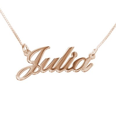 Small Personalised Classic Name Necklace In Silver/Gold/Rose Gold - Name My Jewellery