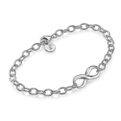 Sterling Silver Infinity Bracelet/Anklet - Name My Jewellery