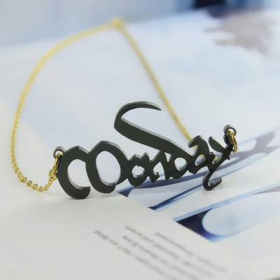 Magna Carta Style Acrylic Name Necklace - Name My Jewellery