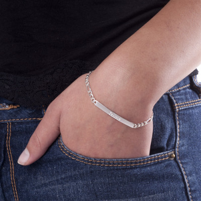 Women's ID Name Bracelet/Anklet - Name My Jewellery