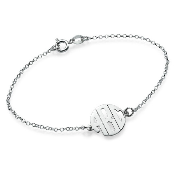 Xtra Small Block Monogram Bracelet/Anklet - Name My Jewellery