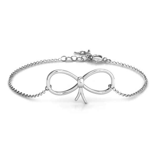 Personalised Classic Bow Bracelet - Name My Jewellery