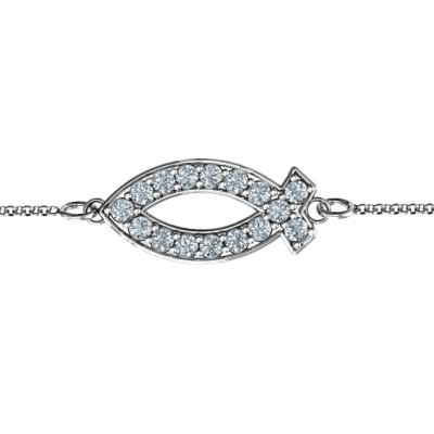 Personalised Classic Fish Bracelet - Name My Jewellery