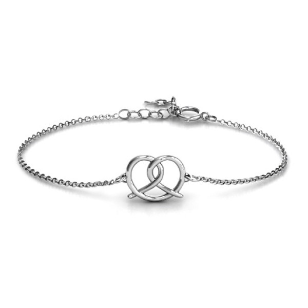 Personalised Love Knot Bracelet - Name My Jewellery