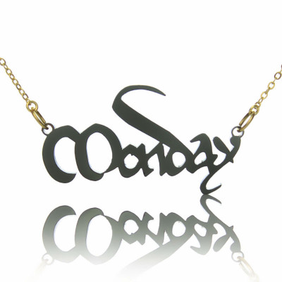 Magna Carta Style Acrylic Name Necklace - Name My Jewellery
